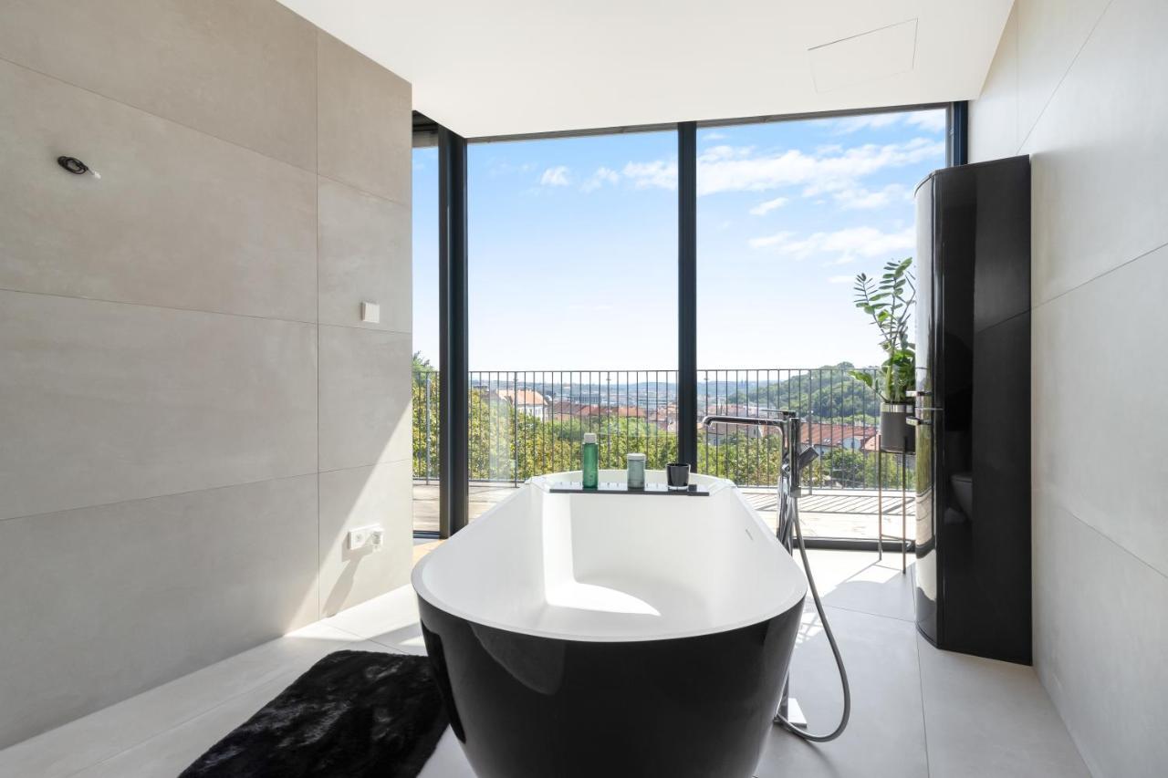Ferienwohnung Luxury Penthouse Prag Exterior foto
