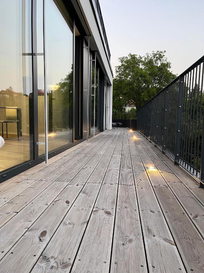 Ferienwohnung Luxury Penthouse Prag Exterior foto