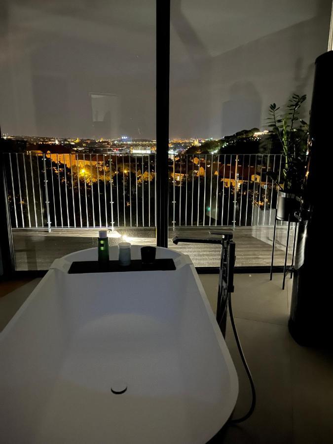 Ferienwohnung Luxury Penthouse Prag Exterior foto